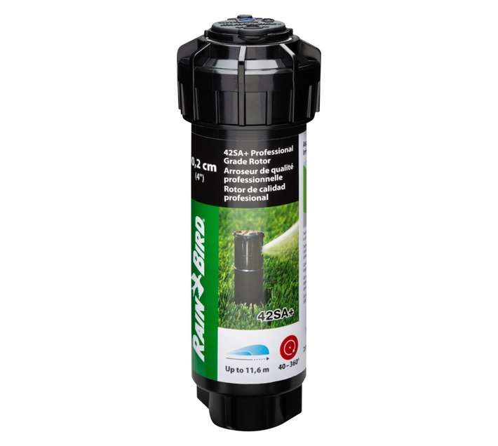 Rain Bird 42SA Adjustable Pop-up Rotor Sprinkler - Black (3//4 inch)