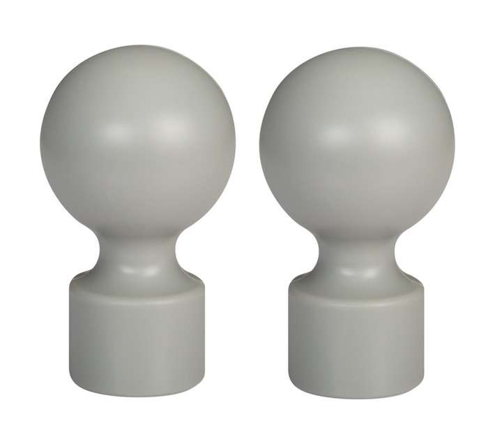 Design House N34FBG Finial Ball - Grey (30 x 10 x 6.5mm)