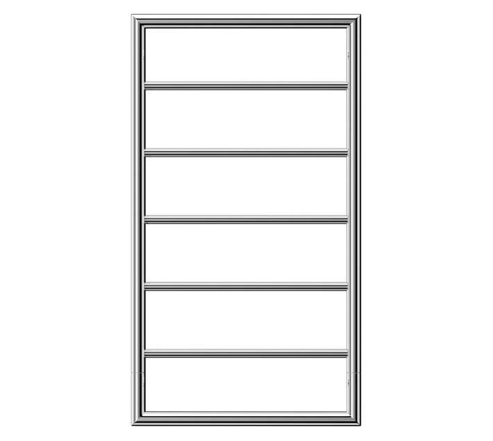 Jeeves ZAT5520L Spartan Boxx Heated Towel Rail (935 x 520mm)