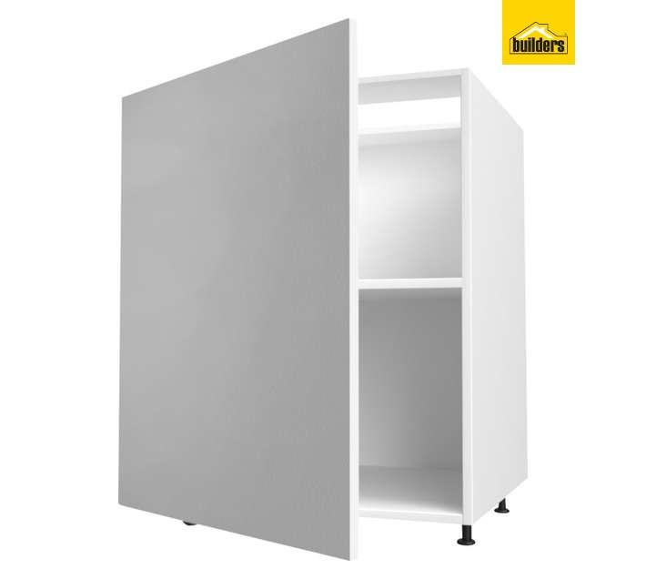 Home and Kitchen Wrapped Base Cabinet Unit - White (600 x 560 x 720mm)