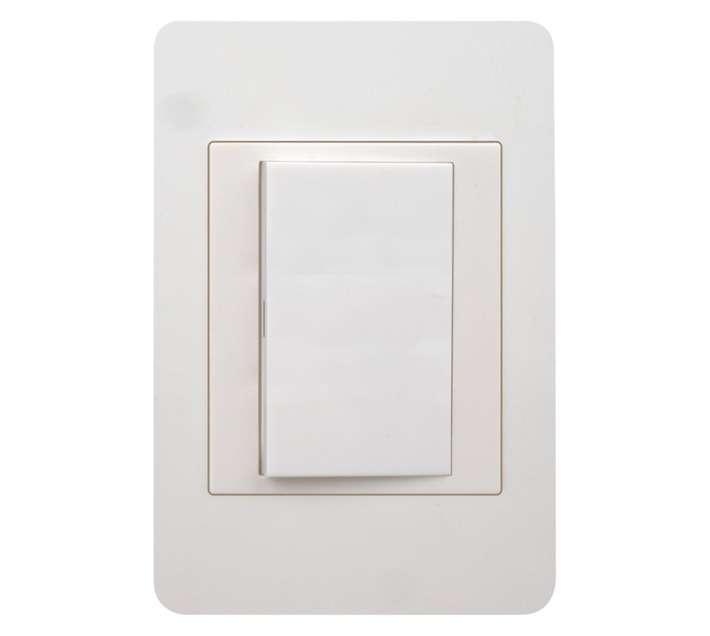Design House 1 Lever DÃ©cor Switch - White (100 x 50mm)