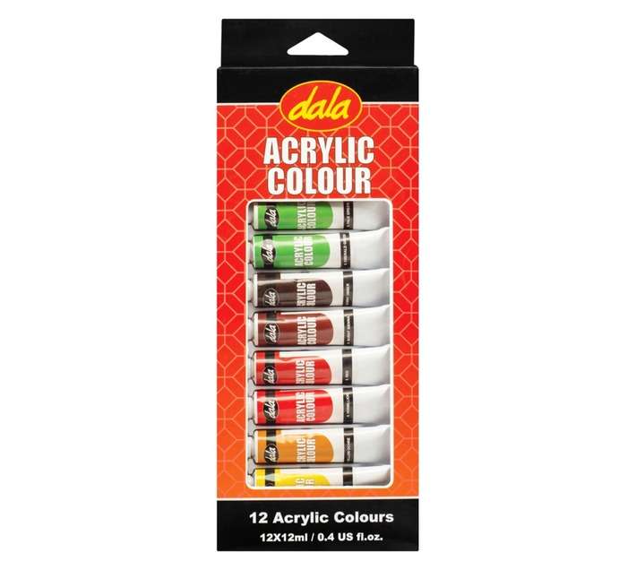 Dala Acrylic Paint Kit - Assorted (12ml)