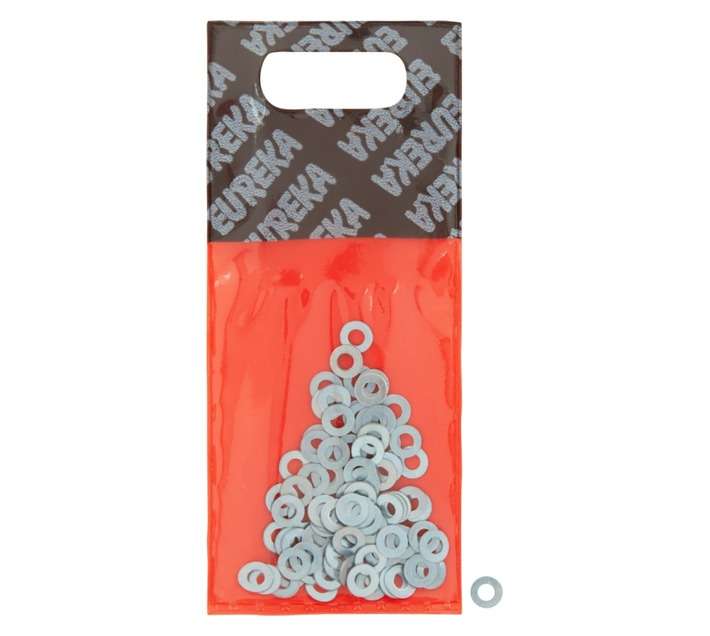 Eureka 100 x Small Flat Washers (3mm)