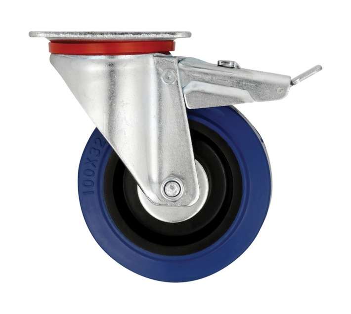 Hillaldam Castor BF/ Plate - Blue (100 x 128mm)