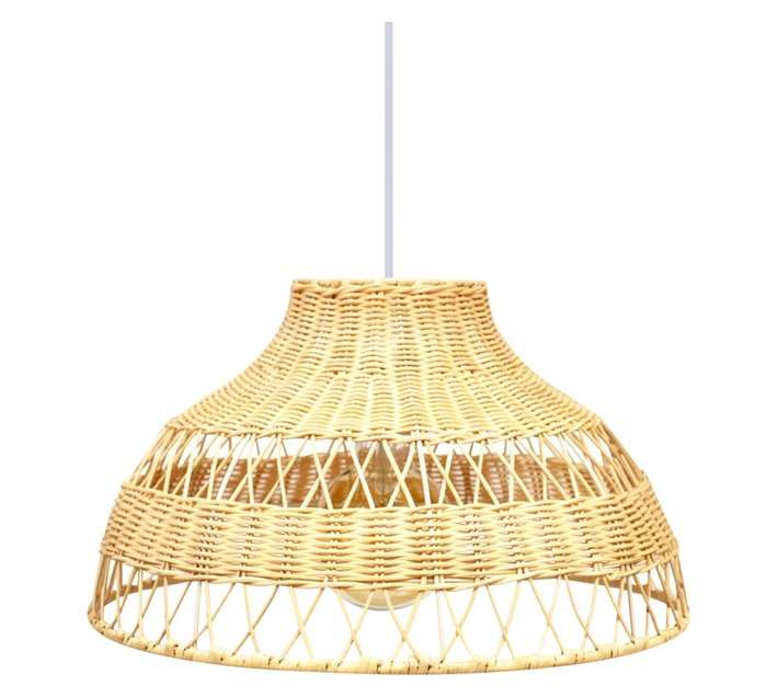 Design House Round Rattan Pendant Light - Natural
