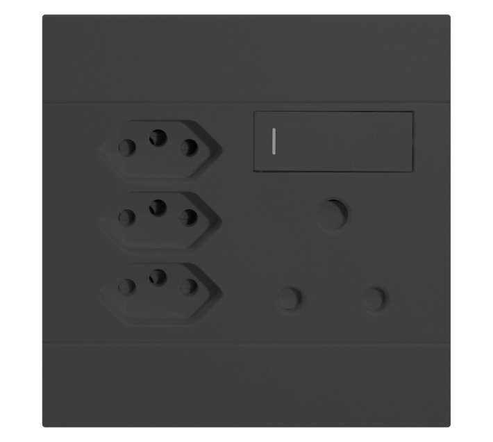 Veti 2VC225 Single RSA Triple 4x4 RSA V-Slim - White
