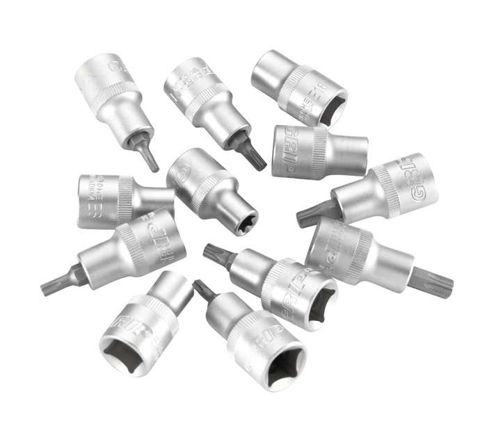 Grip 7 Piece Socket and Bit Set