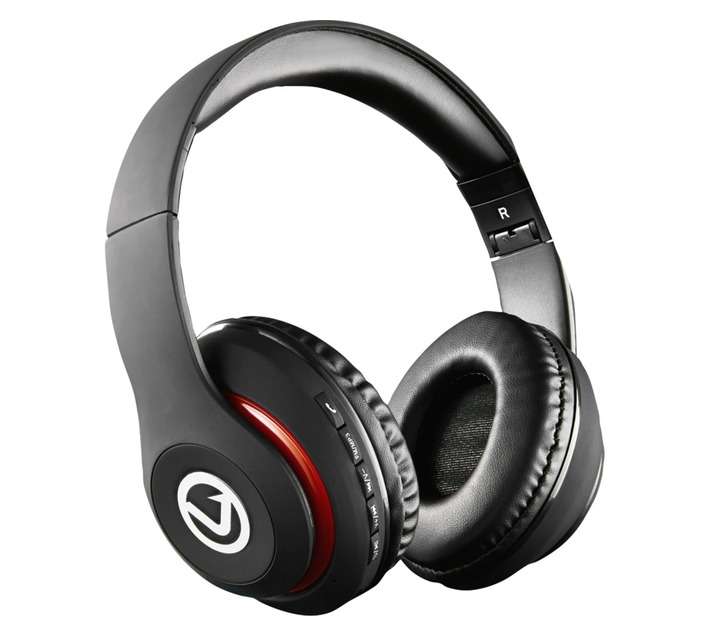 Volkano Impulse Series Bluetooth Headphones - Black