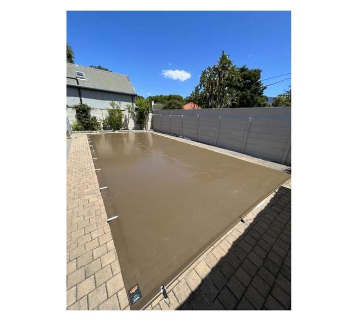 PowerPlastics Solid Safety Pool Cover - Brown (10 x 4m)