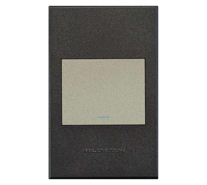 Veti 3 Series 1 Lever 2 Way Switch - Titanium/Graphite (100 x 50mm)