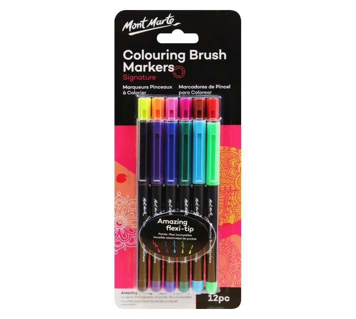 Mont Marte Colouring Brush Markers