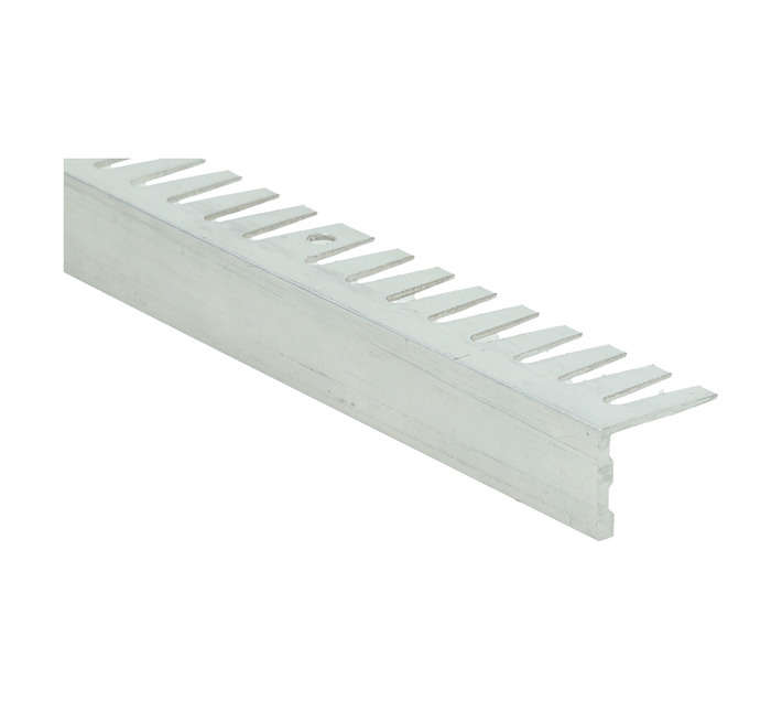 Genesis Aluminium Straight Edge Trim - Silver (2500 x 15mm)