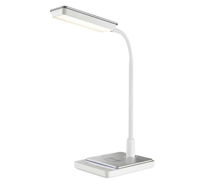 Bright Star Lighting Wireless Charging Table Lamp - White (8W)