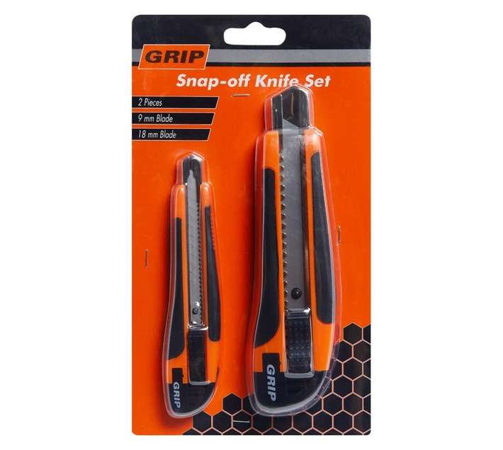 Grip GK3303 Utility Knife Set - Orange/Black