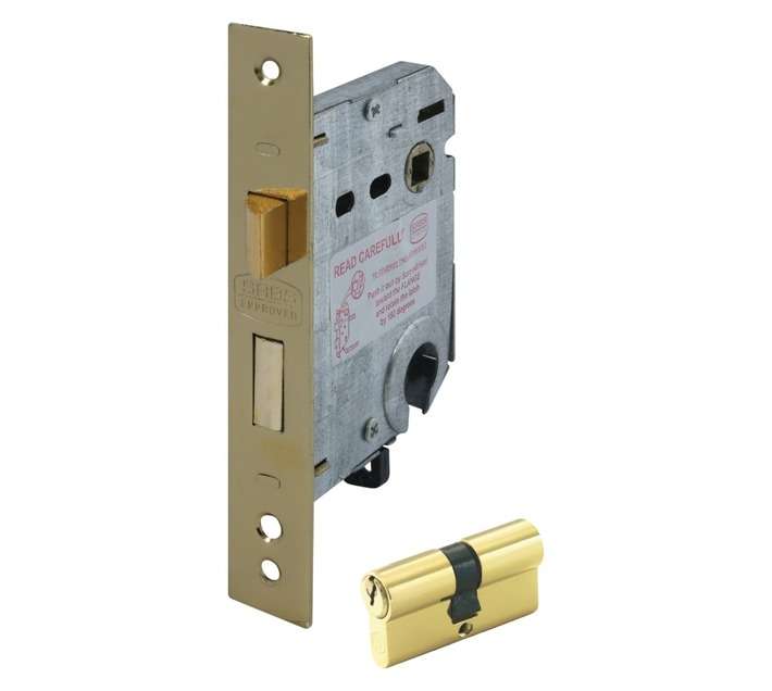 Dortello Brass Cylinder Mortice Lock