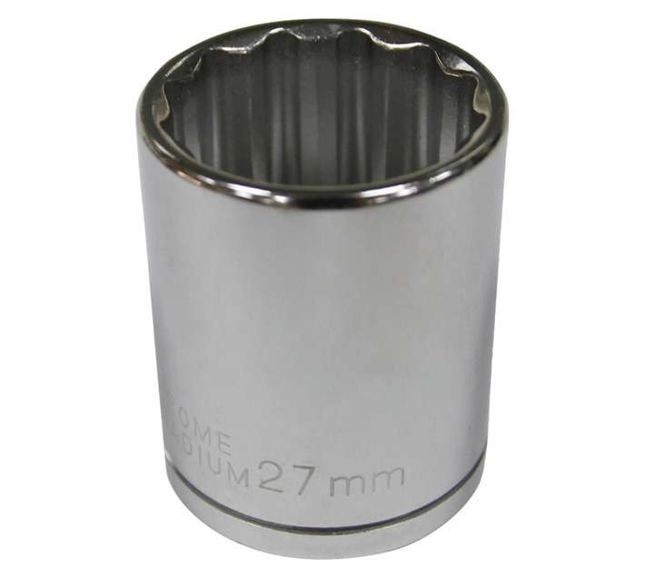 Mastercraft Â½" Drive 12 Point Socket (27mm)