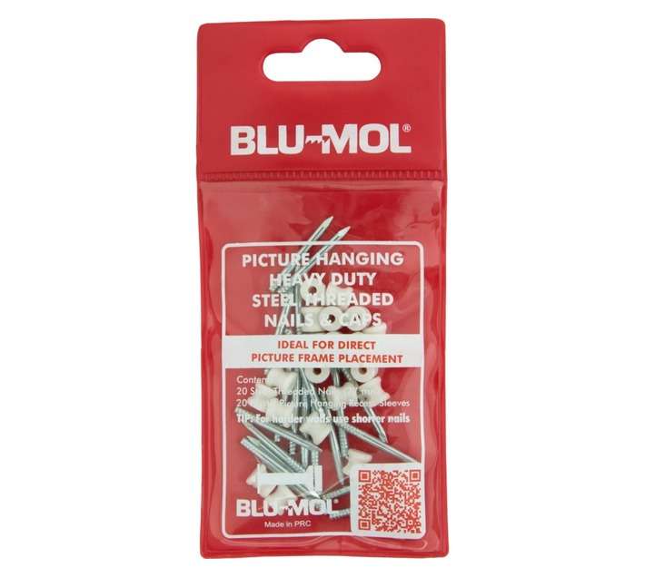 Androware Nail and Sleeve - Red 27mm (40 Piece)