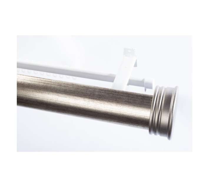 Rod and Track Pole End Cap - Silver (3000 x 63 x 3020mm)