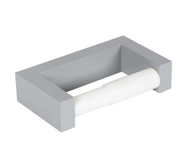 Lusso Toilet Roll Holder - Grey (55 x 280 x 50mm)