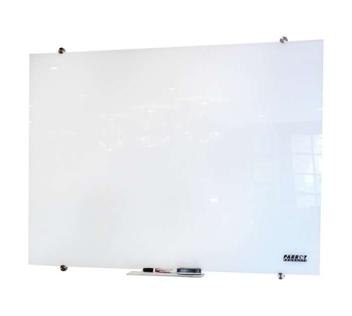 Parrot Products BD1752 Magnetic Glass Whiteboard (1200 x 1200mm)