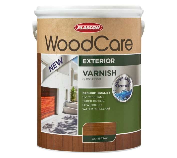 Plascon WoodCare Sunproof Varnish Gloss - Teak (5L)