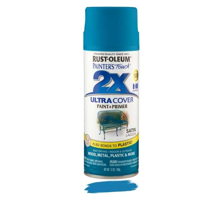 Rust-Oleum Spray Paint Touch 2X Ultra Cover - Satin Lagoon (340g)