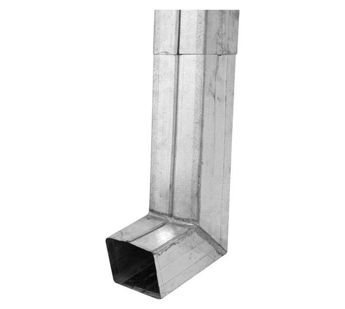 Heunis Steel Square Soldered Offset (600mm) - Silver