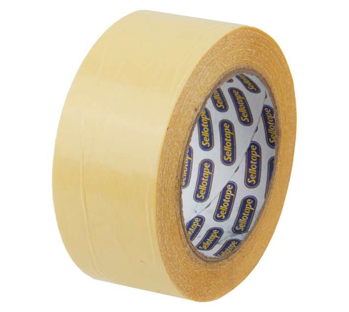 Bidvest Buffalo Tapes Double Sided Tape - Clear(33m x 48mm x 115mm)