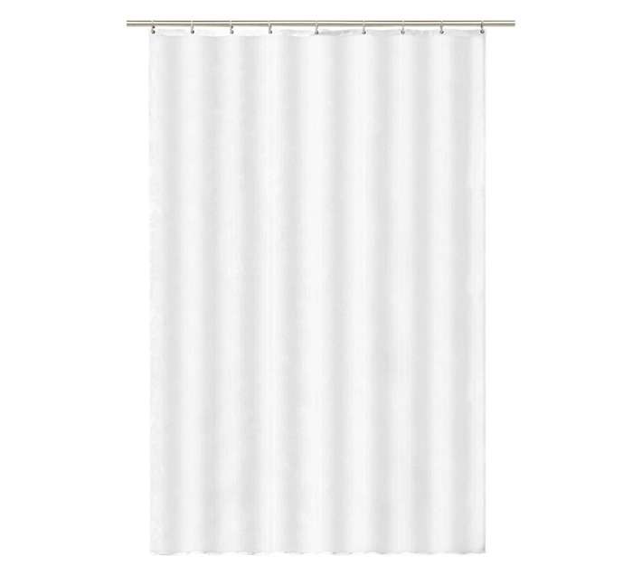 Dejay PVC Shower Curtain - White