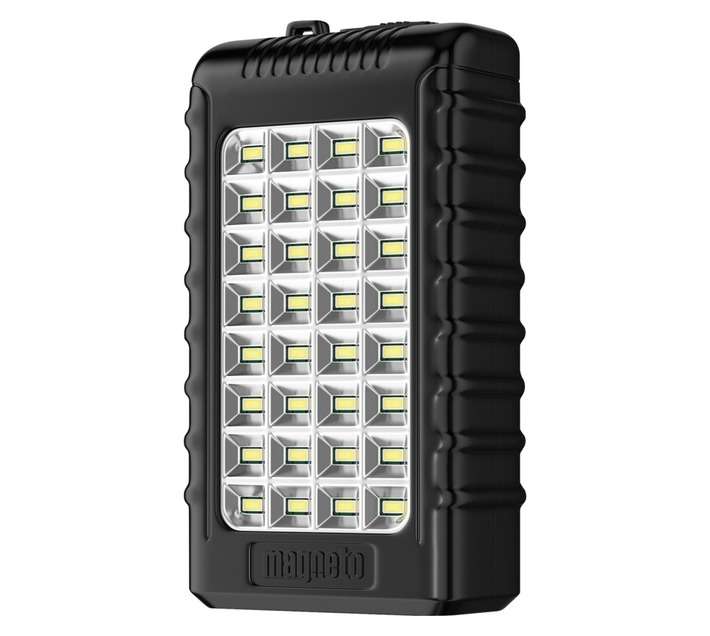 Magneto LED Solar Emergency Light - Black