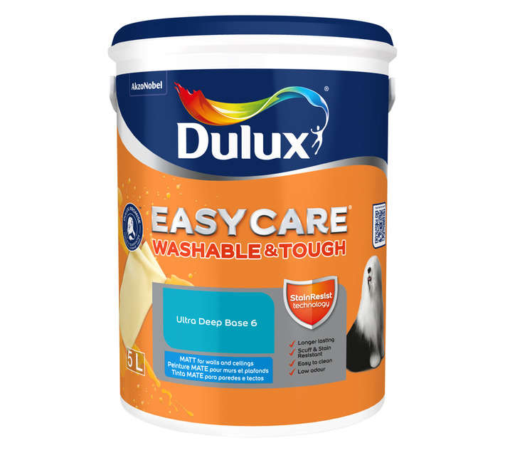 Dulux Easycare Washable Matt Ultra Deep Base 6 (5L)