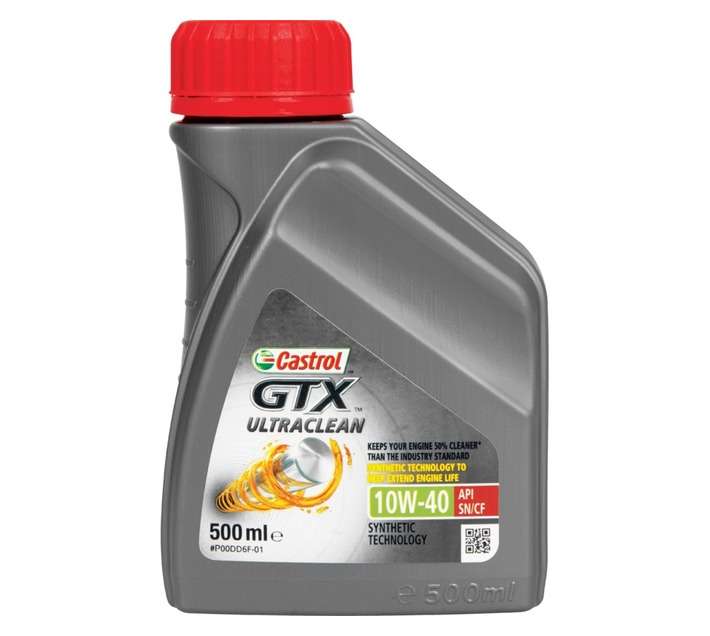 Castrol Gtx Ultraclean 10w40 - Grey (500ml)