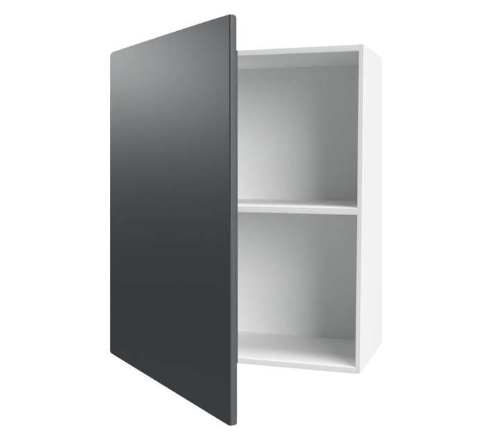 Home and Kitchen Gloss Top Cabinet Unit - Storm Grey (600 x 300 x 720mm)