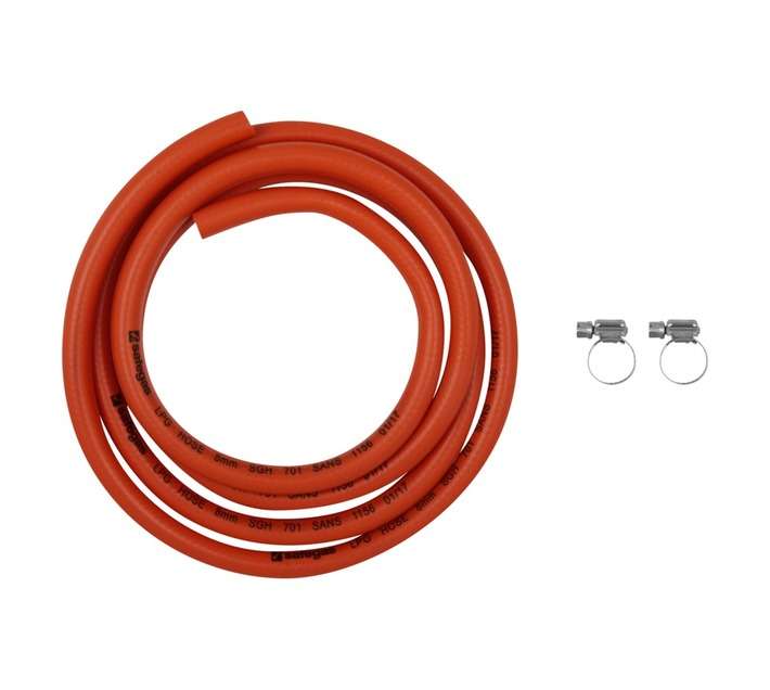 Safegas Gas Hose Kit - Orange (2000 x 8 x 20mm)