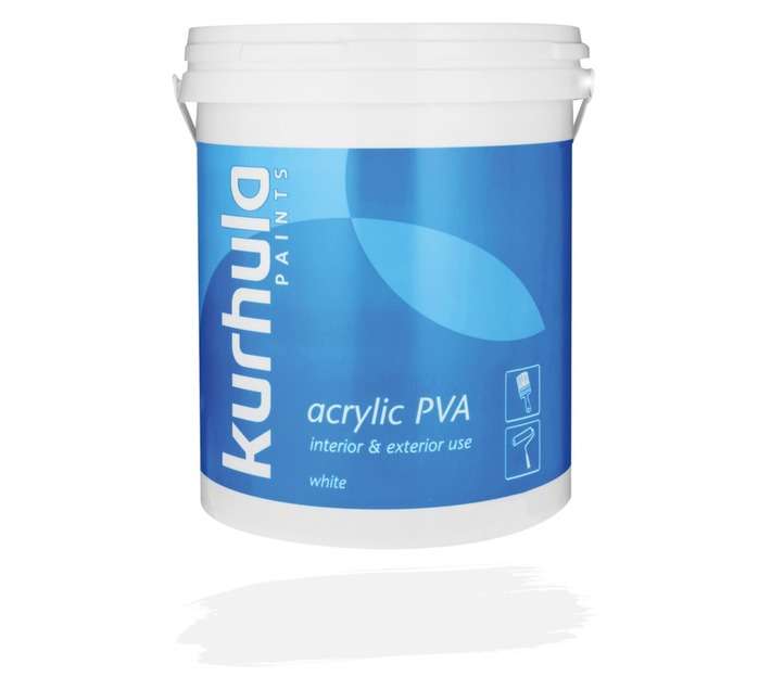 Kurhula Contractors Acrylic PVA Paint - White (20L)