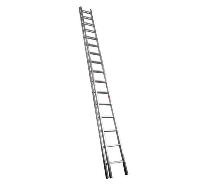 Alum Extension Ladder Prof 150kg - Red/Black (9000mm)