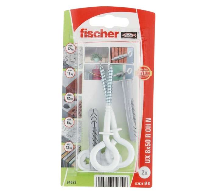 Fischer UX8X50 OH N K Plug and Hook Nylon