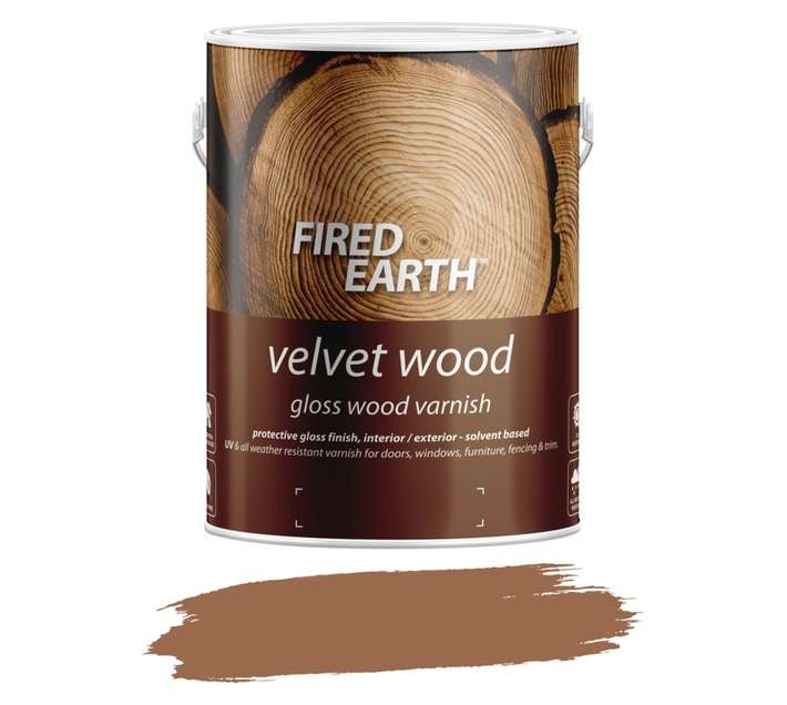 Fired Earth Velvet Wood Suede Preservative - Oak (5L)