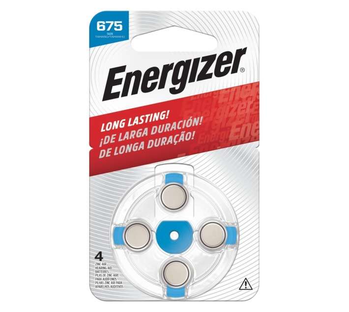 Energizer Hearing Aid Zinc Battery (675)