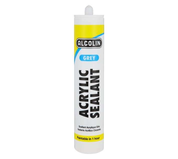 Alcolin Acrylic Sealant - Grey (280ml)