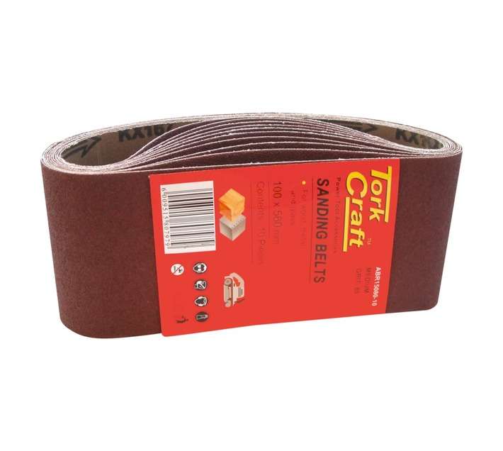 Tork Craft ABR15080 2 x 80 Grit Sanding Belts (560 x 100mm)