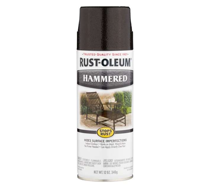 Rust-Oleum Spray Paint Stops Rust - Hammered Black (340g)
