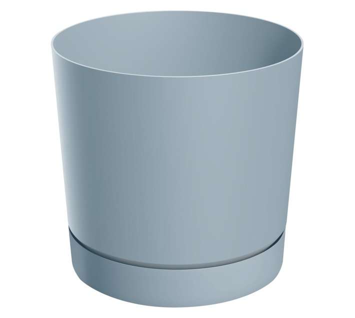 Prosperplast Round Tubo Plant Pot - Grey (338 x 338 x 326mm)