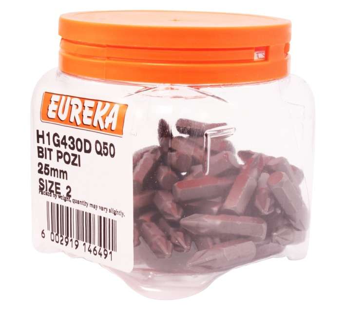 Eureka Size 2 Pozi Bit (50 Pack)