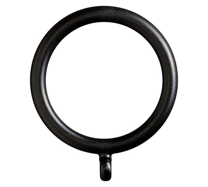 10 x Plastic Insert Metal Rings - Black (32mm)