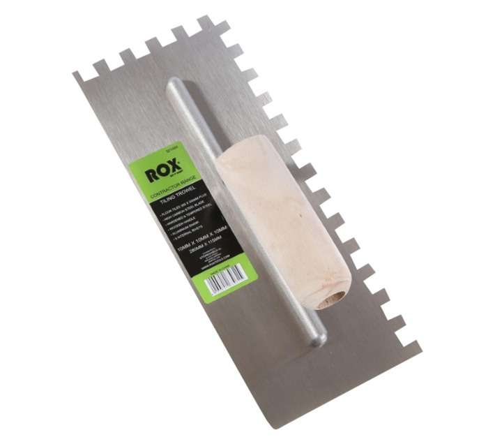 Rox Carbon Tiling Trowel (10 x 10 x 10mm)