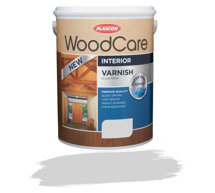 Plascon WoodCare Varnish Ultra Gloss - Clear (5L)