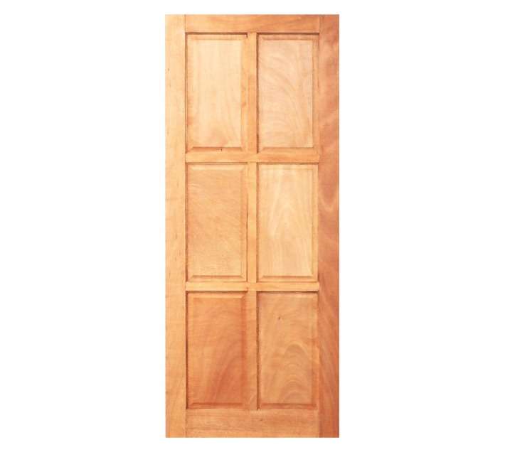 6 Panel Single Mixed Timber Door (813 x 2032mm)