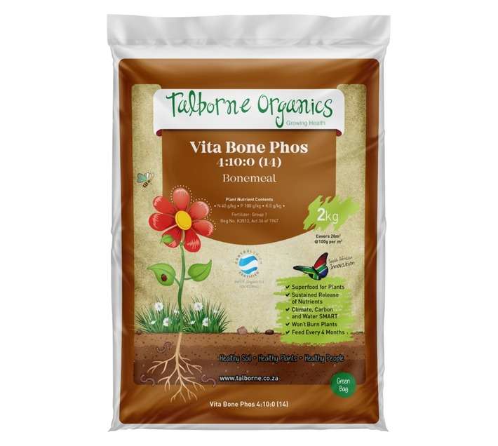 Talborne Organics Vita Bone Phosphate Bonemeal (2kg)