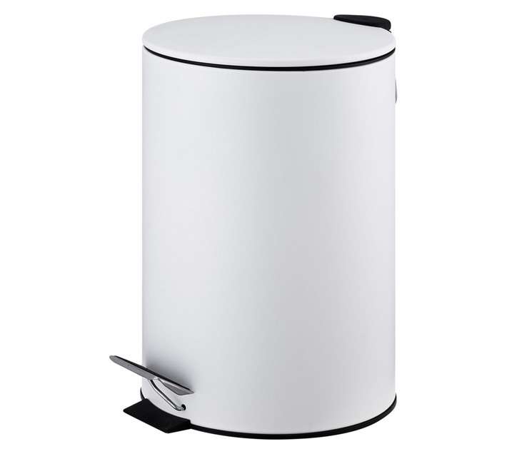 First Dutch Brand Pedal Bin - Matt White (12L)